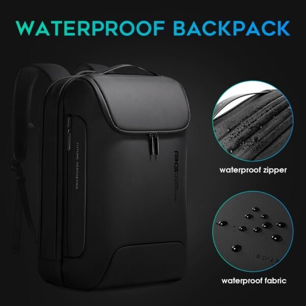 BANGE Men's Anti-Theft Backpack,Waterproof Fashion... - Image 7