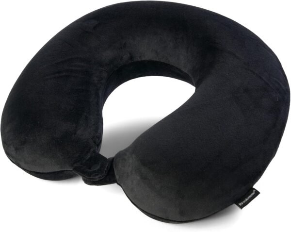Broosktone Travel Neck Pillow - Lightweight Fleece... - Image 2