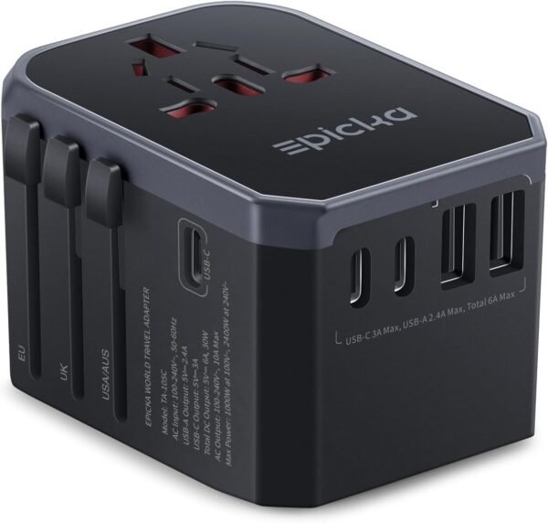 EPICKA Universal Travel Adapter, International Pow... - Image 2