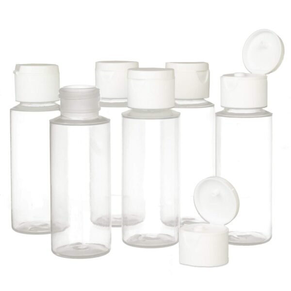 Chica and Jo 2oz Clear Plastic Empty Squeeze Bottl... - Image 2