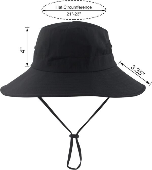 Womens Summer Sun Hat Wide Brim Outdoor UV Protect... - Image 3