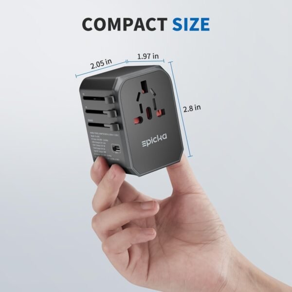 EPICKA Universal Travel Adapter, International Pow... - Image 8