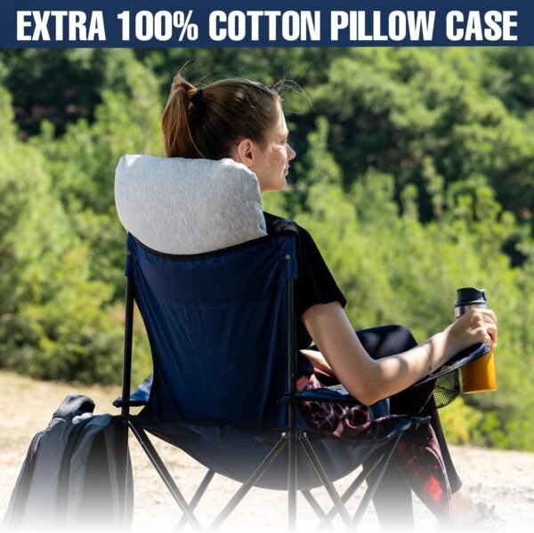 Memory Foam Pillow for Travel and Camping with Ext... - Image 10