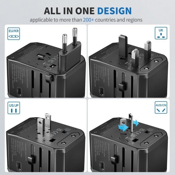 EPICKA Universal Travel Adapter, International Pow... - Image 3