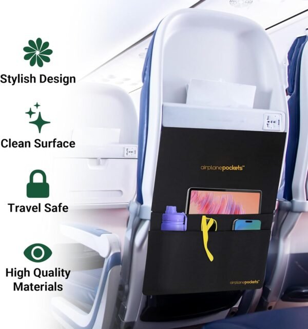 Airplane Pockets Airplane Tray Table Cover with Po... - Image 5