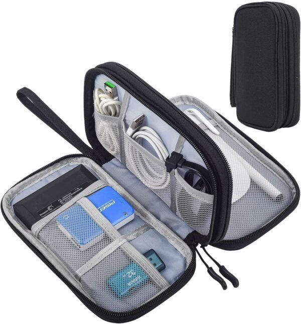 Electronics Accessories Organizer Pouch Bag, Trave... - Image 3