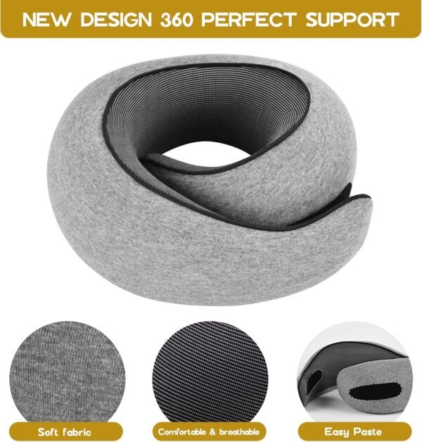 REDOFF®2024 New Memory Foam Travel Neck Pillow for... - Image 5