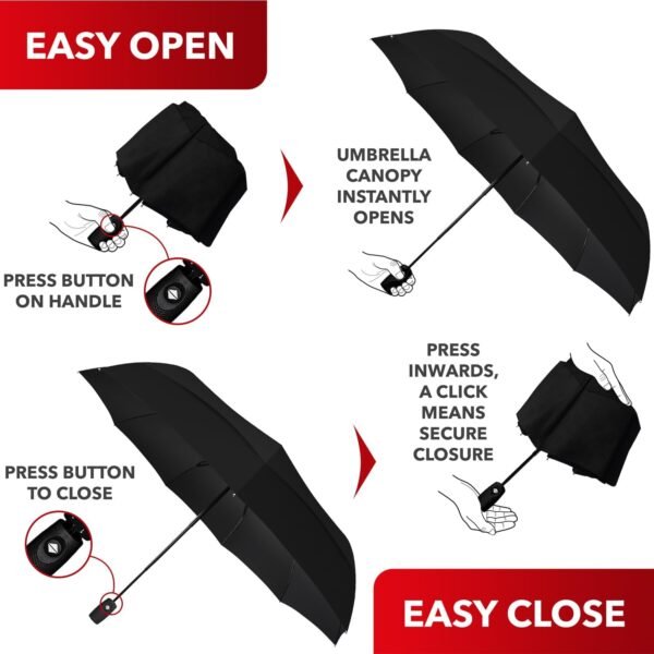 Repel Umbrella Windproof Travel Umbrellas for Rain... - Image 5