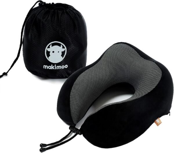 Memory Foam Travel Pillow, Neck Pillow with 360-De... - Image 2