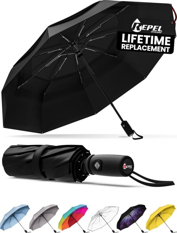 Repel Umbrella Windproof Travel Umbrellas for Rain... - Image 2