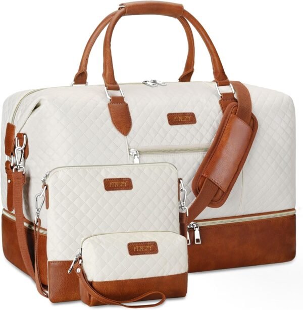 Weekender Bag for Women, Travel Duffel Bag Carry O... - Image 2