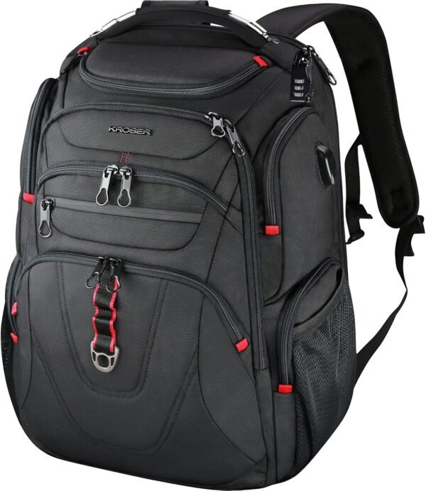 KROSER TSA Friendly Travel Laptop Backpack 17.3 in... - Image 2