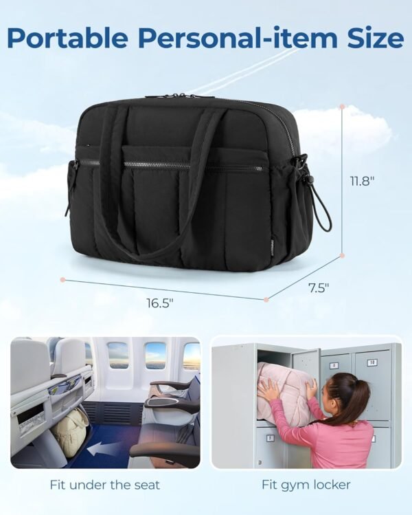 BAGSMART Gym Bag for Women, Duffle Bag for Travel ... - Image 4