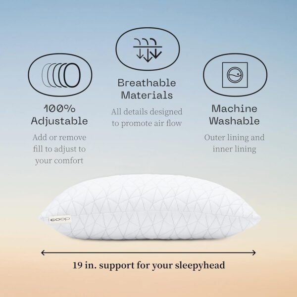 Coop Home Goods Original Toddler Adjustable Pillow... - Image 6
