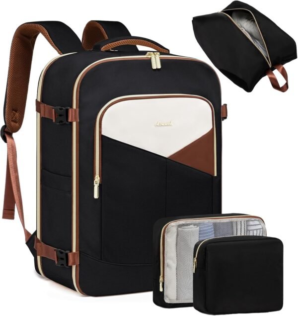 LOVEVOOK Large Travel Backpack for Women & Men, TS... - Image 2