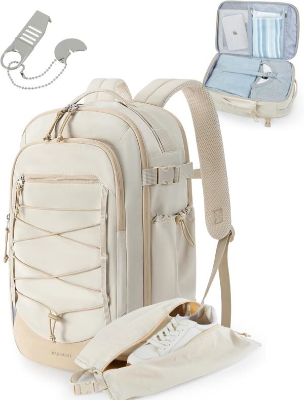 BAGSMART Carry On Travel Backpack, 17 Inch Large T... - Image 2
