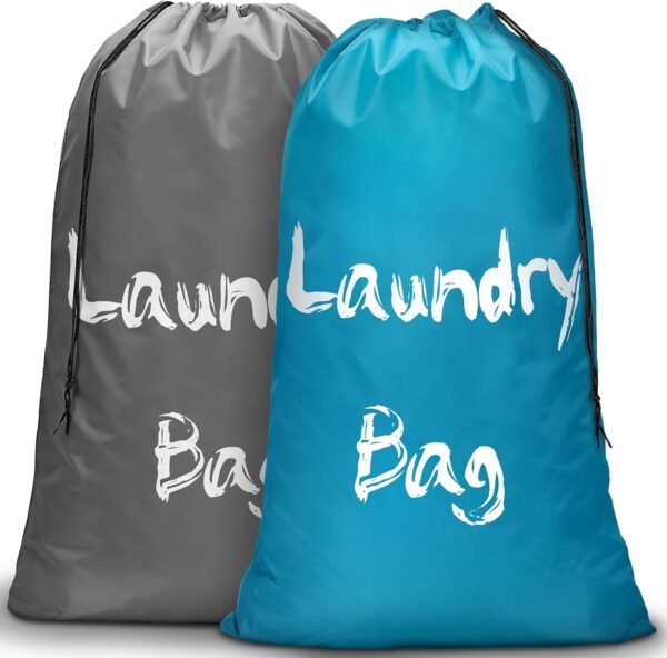 2Pcs XL Travel Laundry Bag for Dirty Clothes, Extr... - Image 2