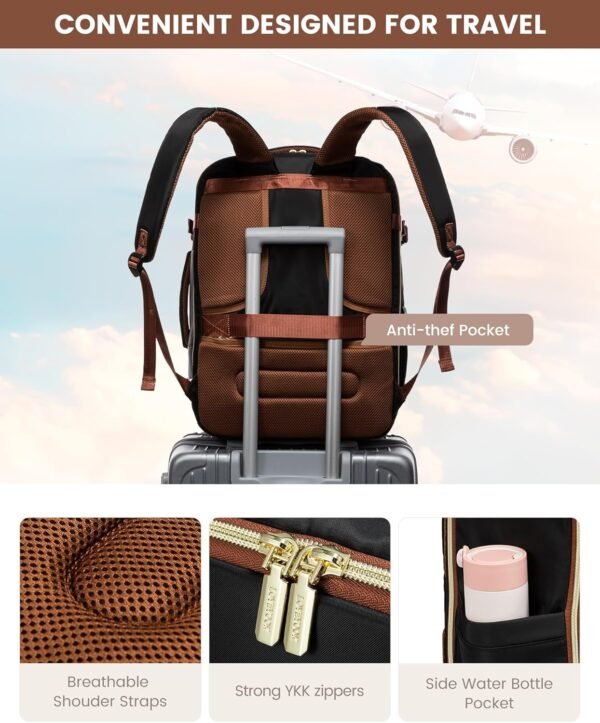 LOVEVOOK Large Travel Backpack for Women & Men, TS... - Image 7