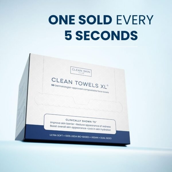 Clean Skin Club Clean Towels XL, 100% USDA Biobas... - Image 10