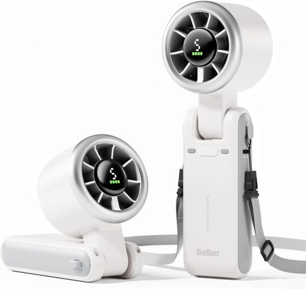 Diveblues Portable Handheld Turbo Fan, 5 Gear Wind... - Image 2