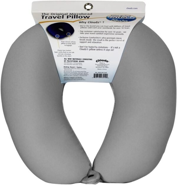 Cloudz Dual Comfort Microbead Airplane Travel Neck... - Image 3