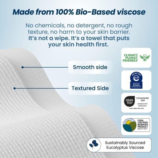 Clean Skin Club Clean Towels XL, 100% USDA Biobas... - Image 11