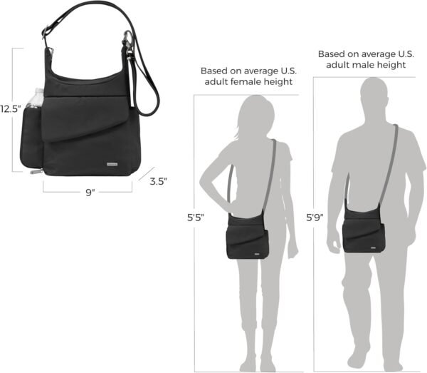 Travelon Anti-Theft Classic Messenger Bag - Image 3