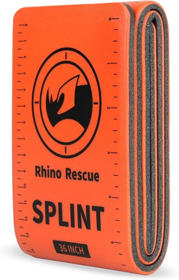 RHINO RESCUE First Aid Splint 36" X 4.3" Orange-Gr... - Image 2