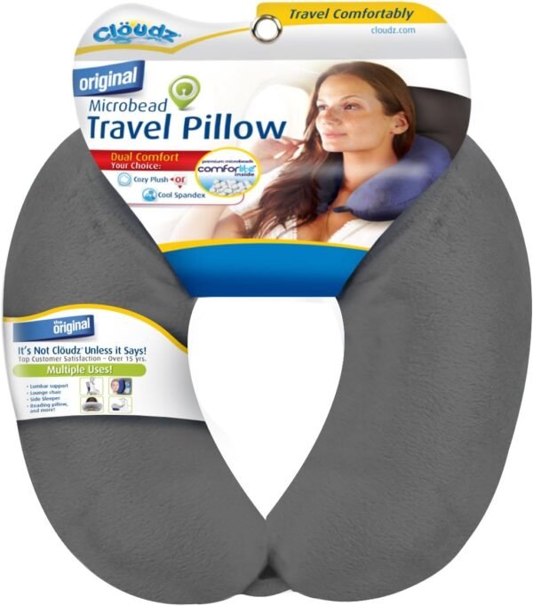 Cloudz Dual Comfort Microbead Airplane Travel Neck... - Image 2