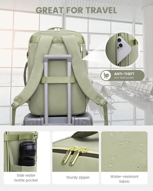 LOVEVOOK Travel Backpack for Women, 40L Carry on B... - Image 8