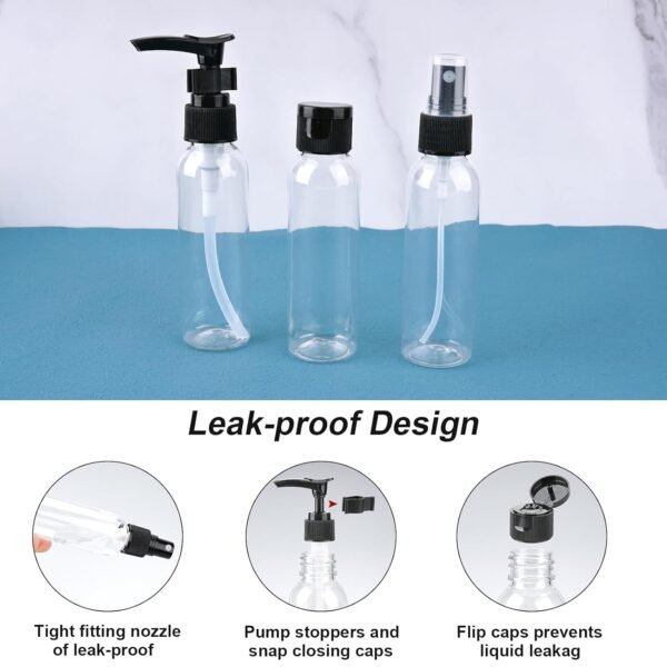 Cosywell Travel Size Bottles for Toiletries 13 Pac... - Image 4