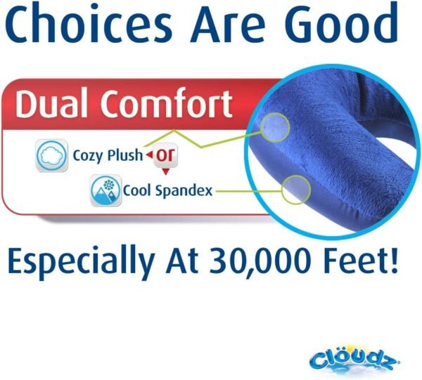 Cloudz Dual Comfort Microbead Airplane Travel Neck... - Image 7