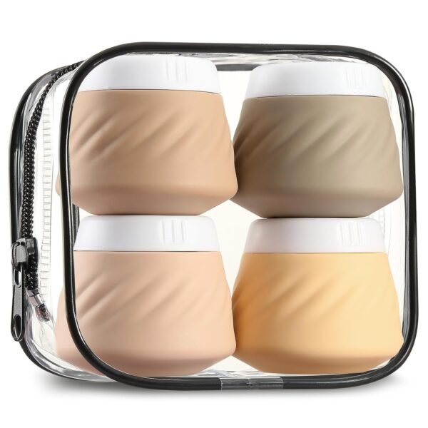 Gemice Travel Containers for Toiletries, Silicone ... - Image 2