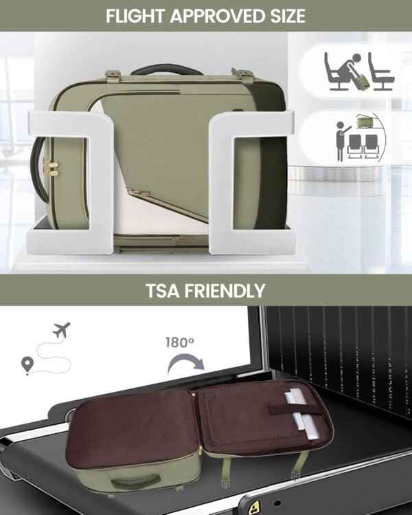 LOVEVOOK Travel Backpack for Women, 40L Carry on B... - Image 4