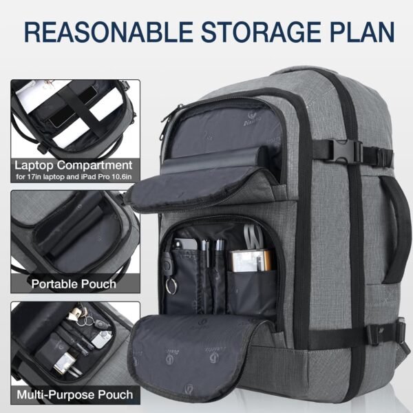 Dinictis 40L Travel Backpack Carry on Flight Appro... - Image 3