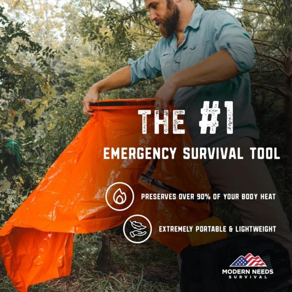 Emergency Sleeping Bag – Compact Thermal Blanket &... - Image 8