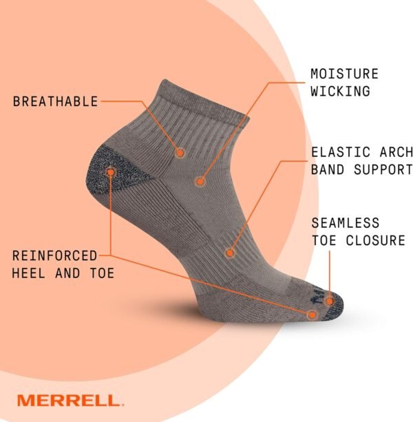 Merrell Unisex-Adult Wool Everyday Hiking Ankle So... - Image 7