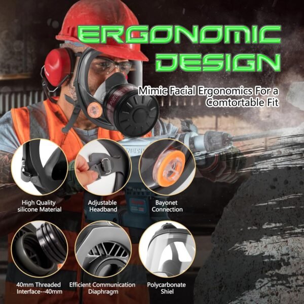 HANUU Gas Masks Survival Nuclear and Chemical, Gas... - Image 3