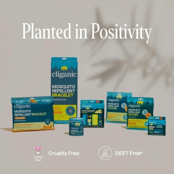 Cliganic 10 Pack Mosquito Repellent Bracelets, DEE... - Image 7
