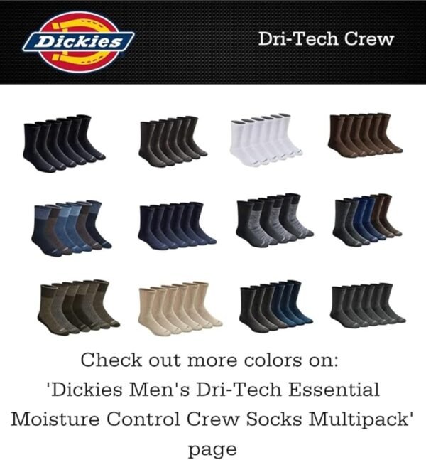 Dickies Men's Dri-Tech Original Moisture Control C... - Image 4