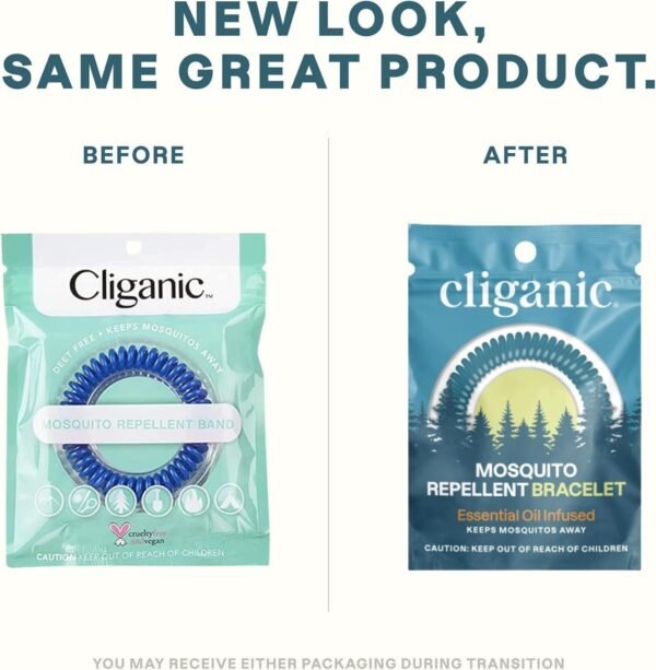 Cliganic 10 Pack Mosquito Repellent Bracelets, DEE... - Image 3